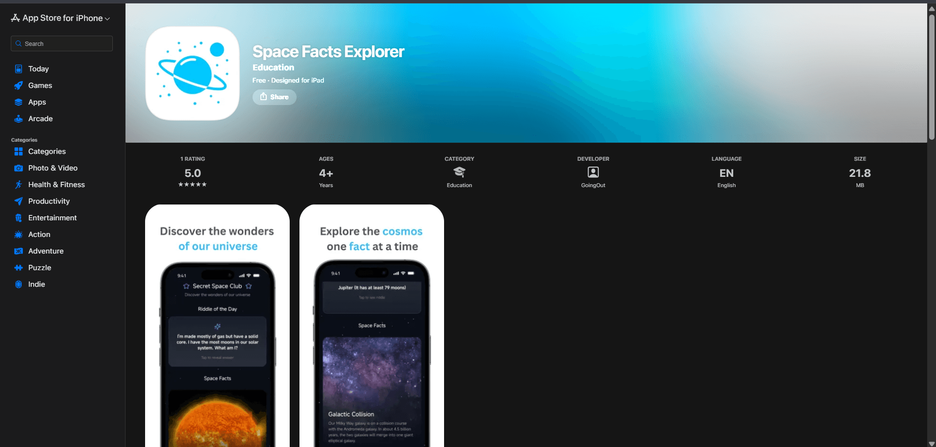 Project screenshot 1